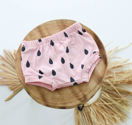 pink rain drop  Bummies - 12-18mths