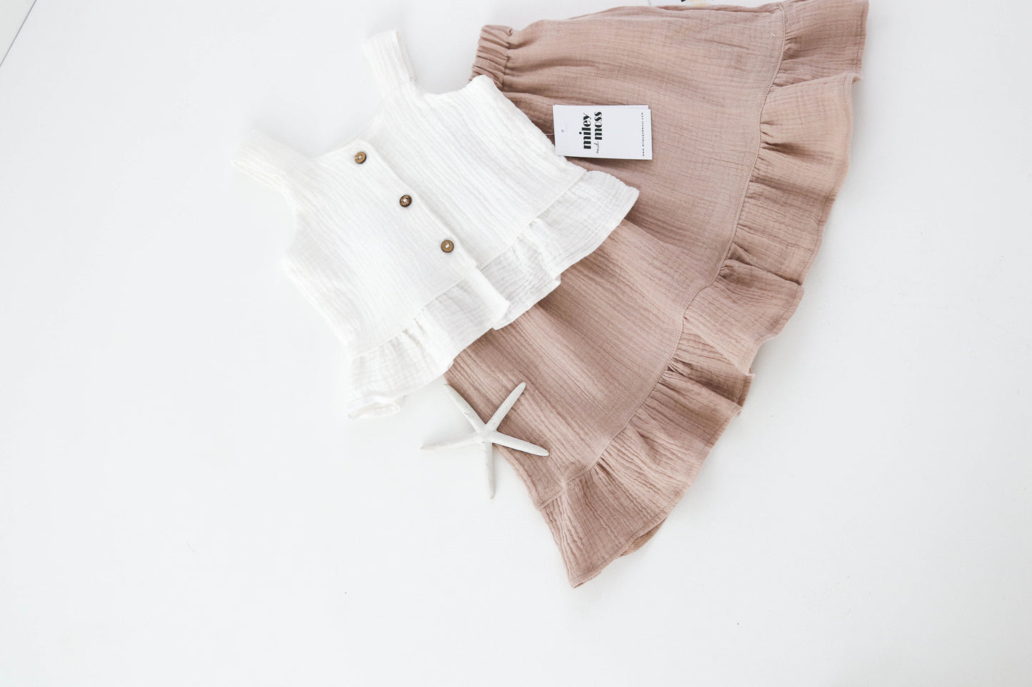 Embroidered/ Muslin skirt