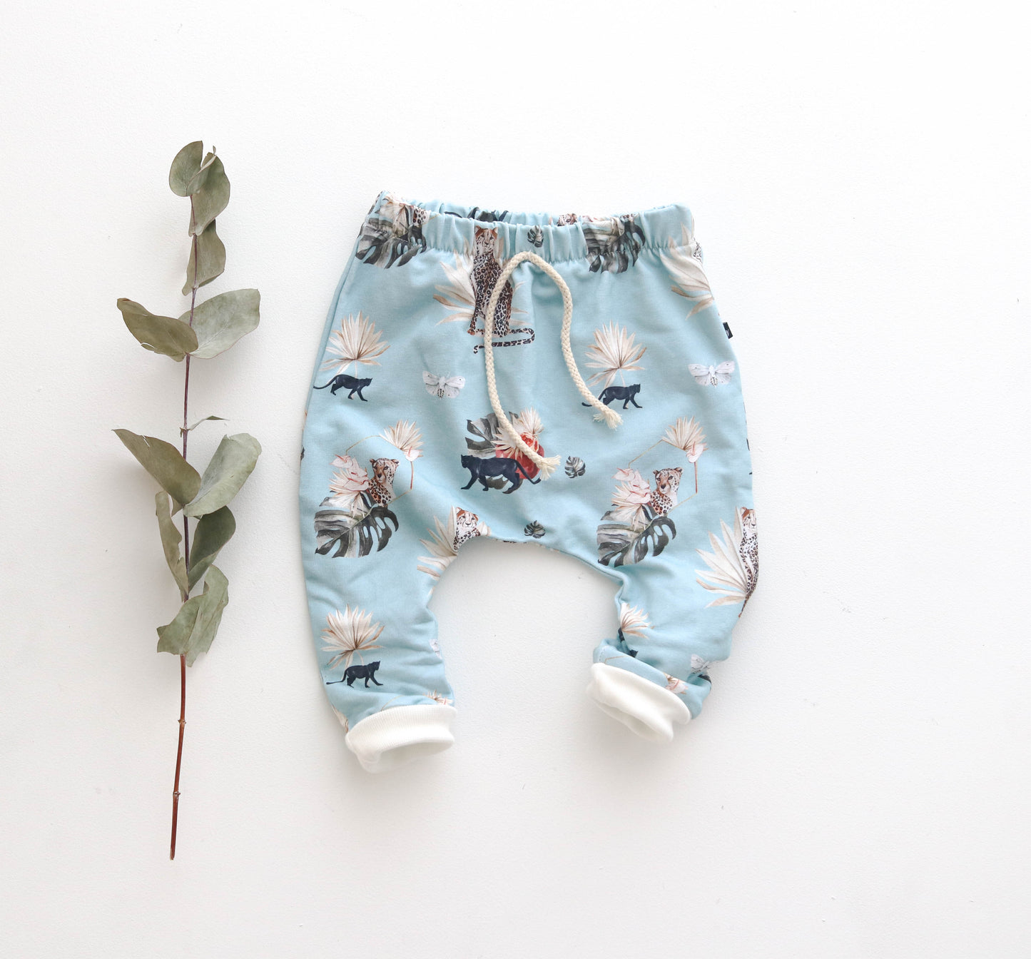 jungle animals leggings - 6-9 mths